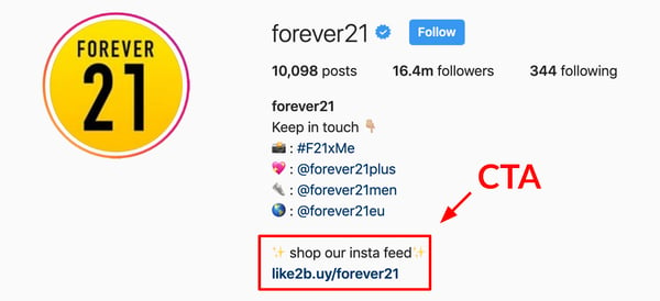 Forever 21 Instagram